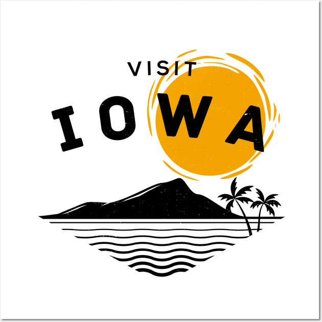 Visit Iowa Wall Art by BodinStreet